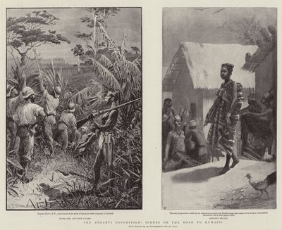 The Ashanti Expedition, Scenes on the Road to Kumassi by Charles J. Staniland